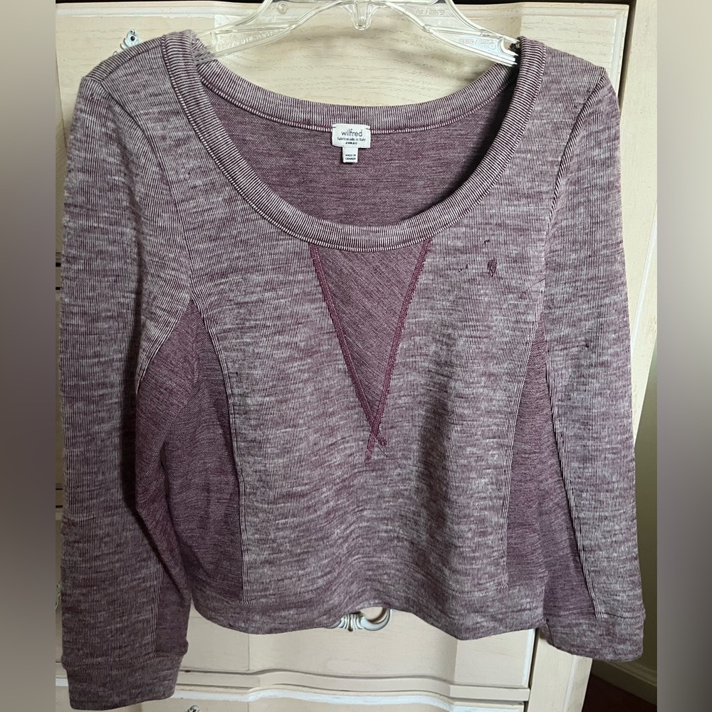 Wilfred crop long sleeve